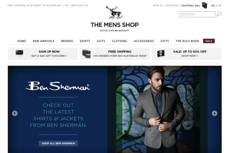2012 – The Mens Shop